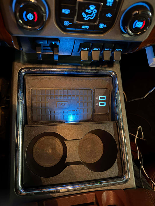 2011-2016 F-250/F-350 Wireless Charger Adapter (SYNC 3 COMPATIBLE ONLY)